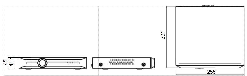 TC-R3110 IBK H.265 8mp 1 HDD 10 ch NVR