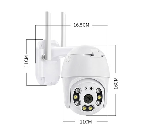 A12 wireless ip camera size